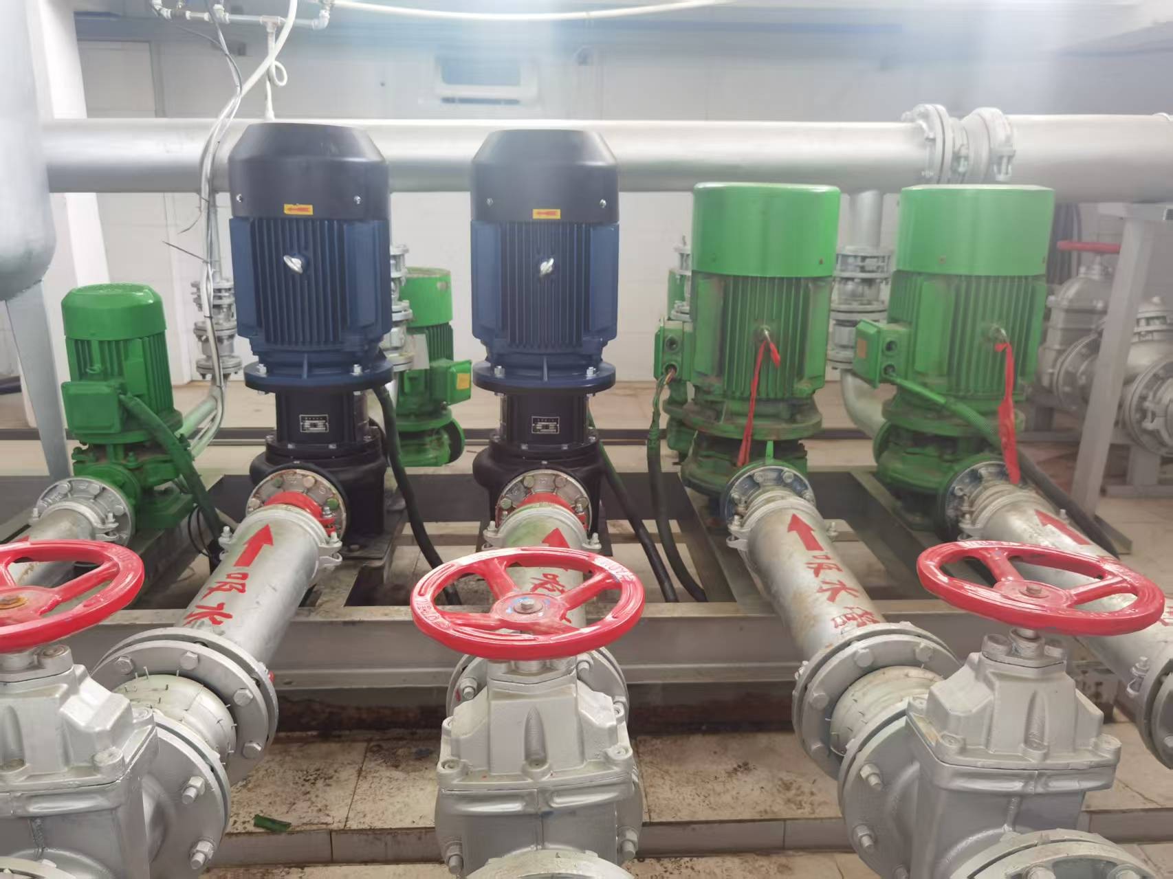 鄭州車站供水泵更換完畢